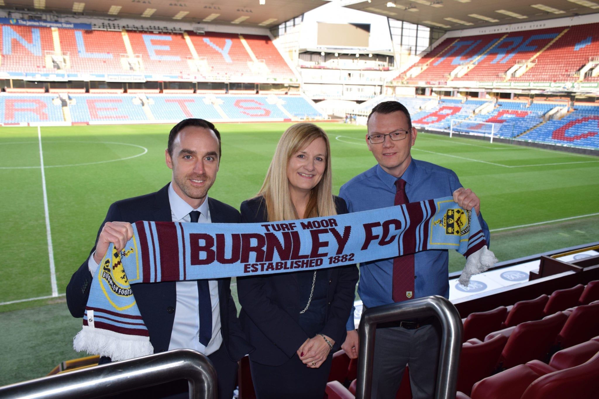 Off-the-pitch members of Burnley FC team sign up to Apprenticeships with Nelson and Colne College Group