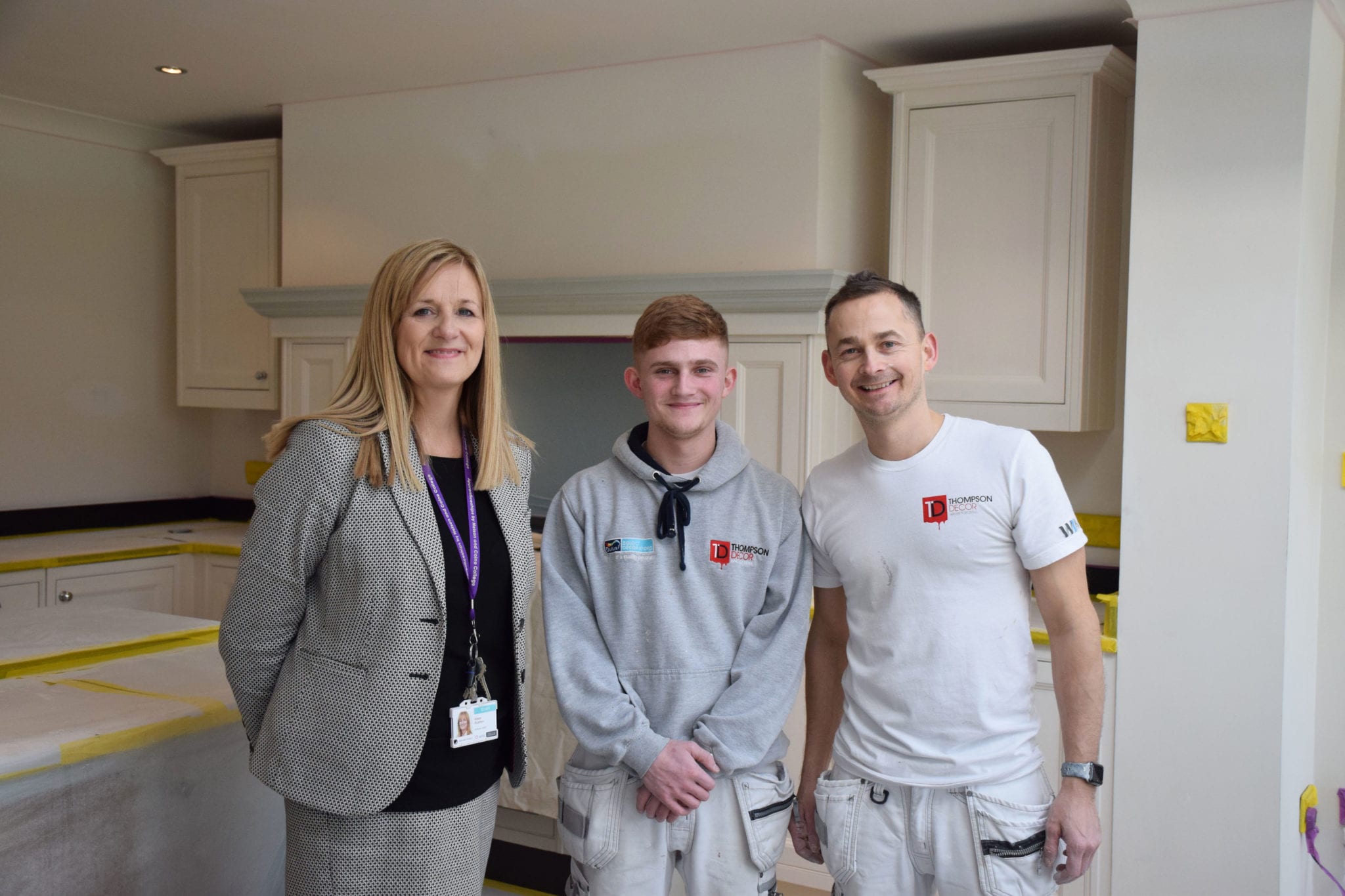 Painting and Decorating Apprentice Jackson making great strides with support of Nelson and Colne College Group