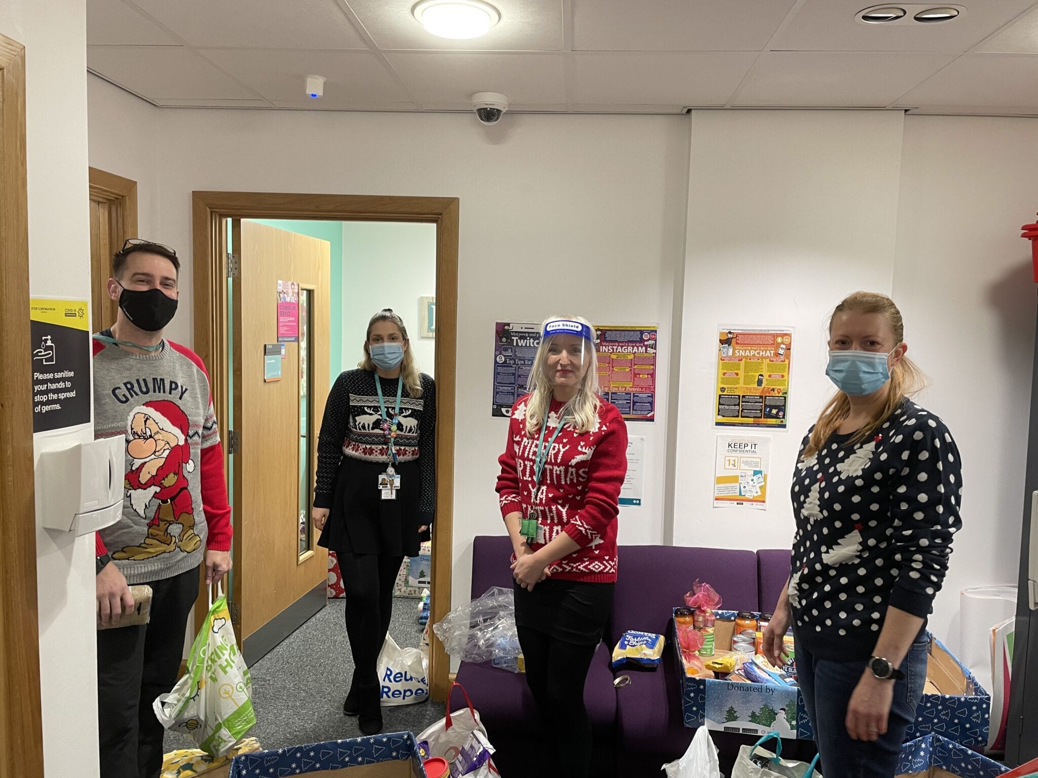 Thousands of food items donated to foodbanks this festive season by Nelson and Colne College Group